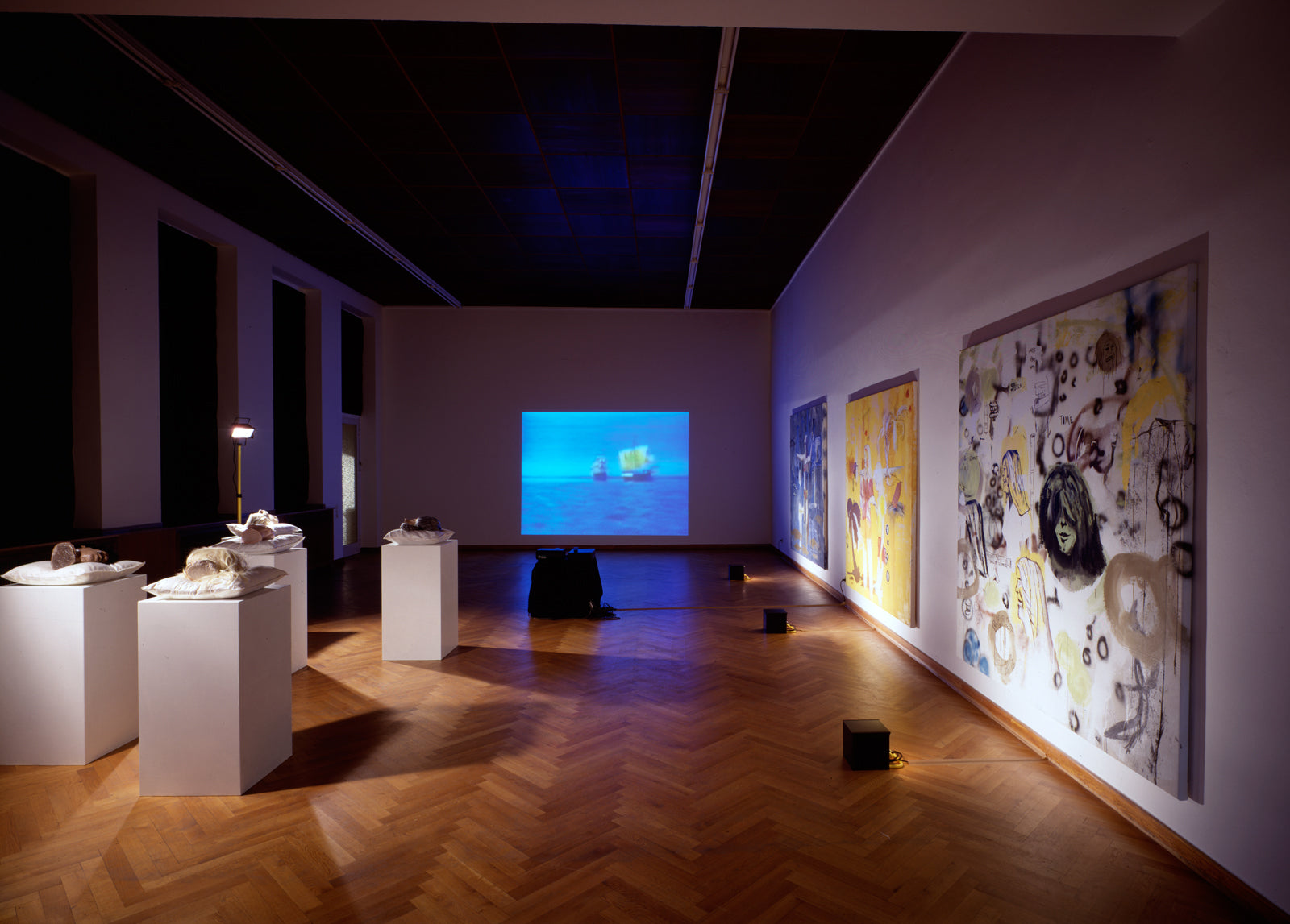 Thaddeus Strode, Ghost Sisters Of The Sun, Installation view, 2000, Galerie Michael Janssen, Cologne