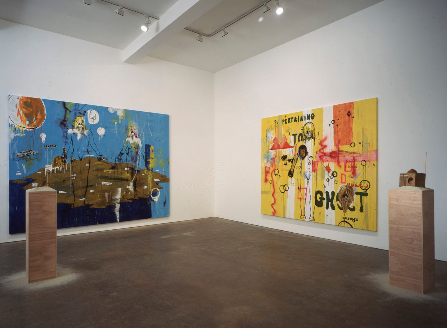 Thaddeus Strode, Installation view, 2002, The Happy Lion, Los Angeles