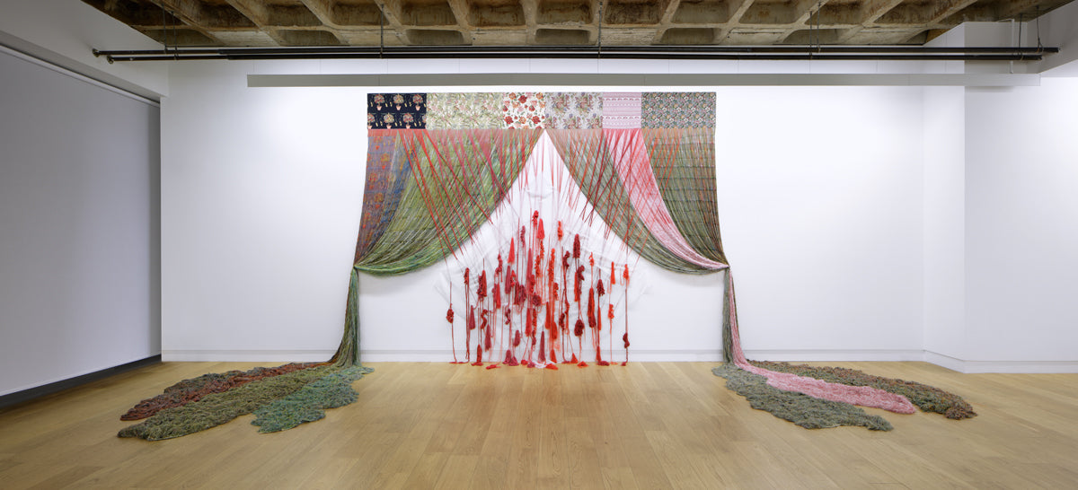 Aiko Tezuka, Rewoven, Installation view, 2013, Galerie Michael Janssen Berlin