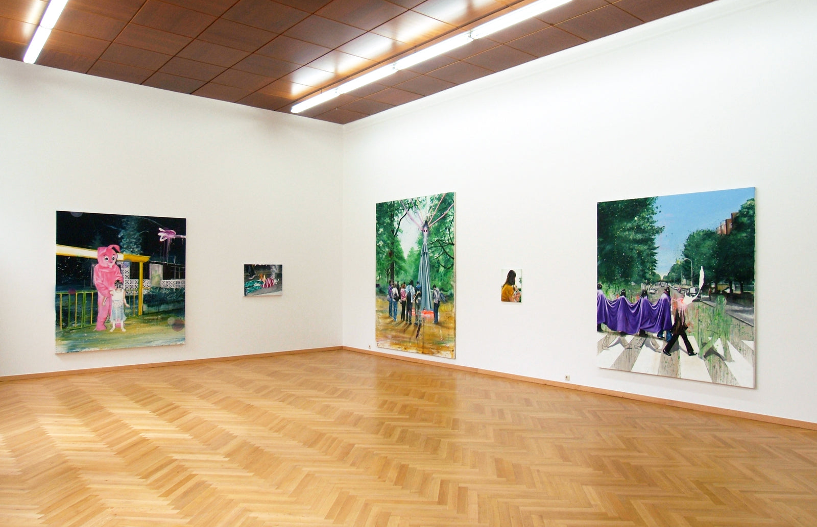 Till Gerhard, Die Rache der Wirklichkeit, Installation view, 2006, Michael Janssen, Cologne	