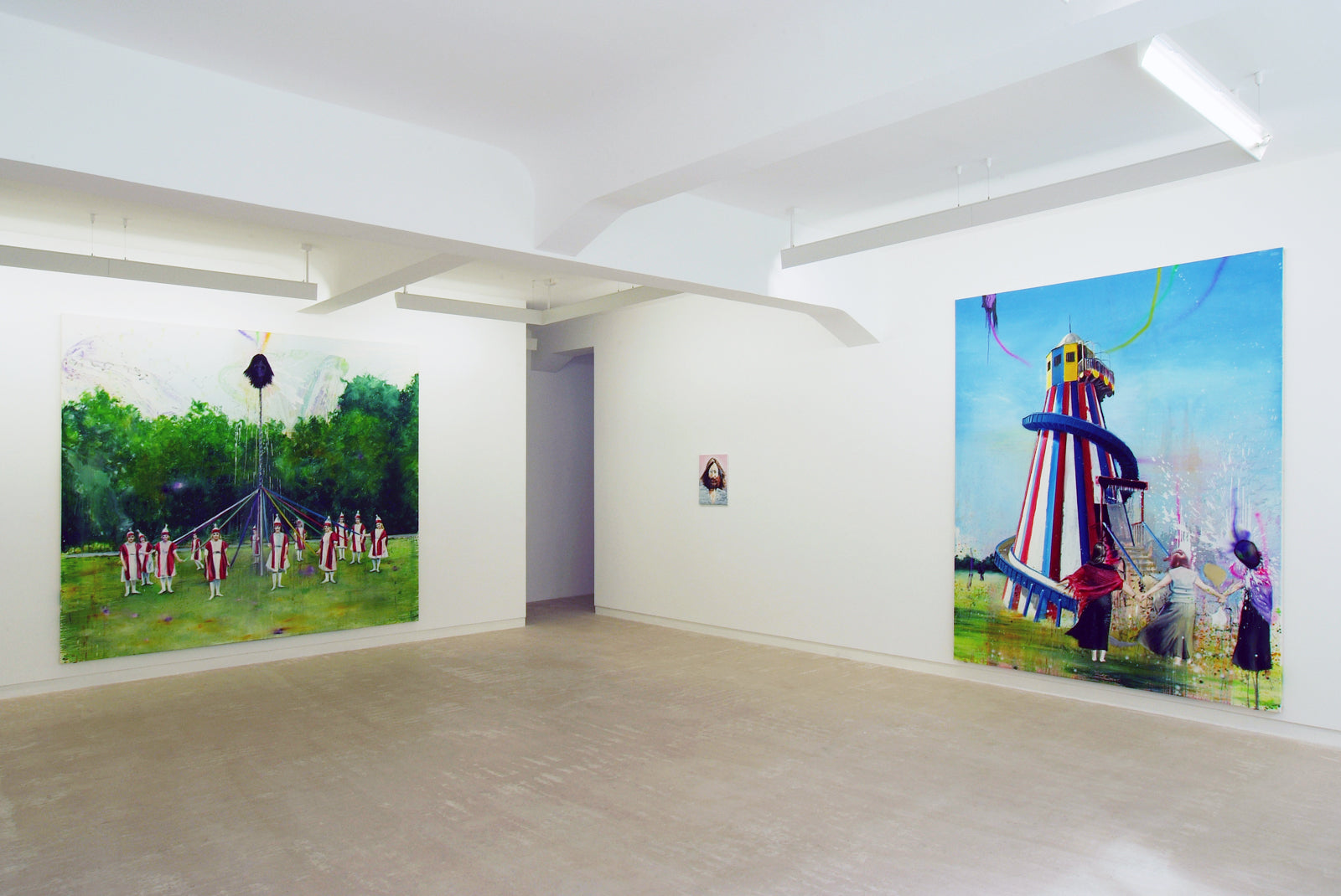 Till Gerhard - Glaube, Hoffnung und Liebe, Installation view, 2007, Galerie Michael Janssen, Berlin