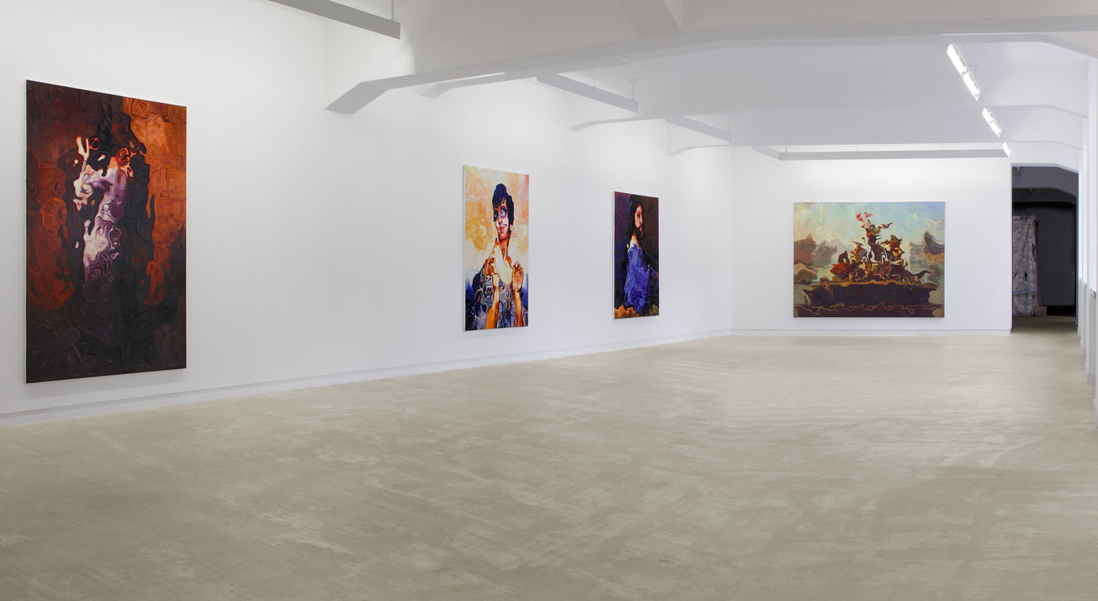 Tom Allen, Kristian Burford, Christoph Steinmeyer, Installation view, 2008, Galerie Michael Janssen, Berlin