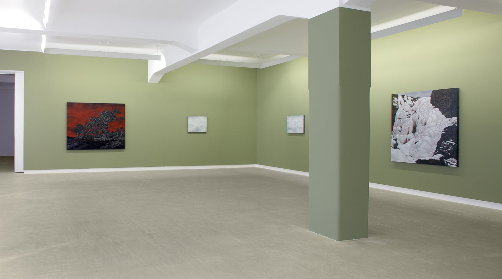 Tom Allen, Kristian Burford, Christoph Steinmeyer, Installation view, 2008, Galerie Michael Janssen, Berlin