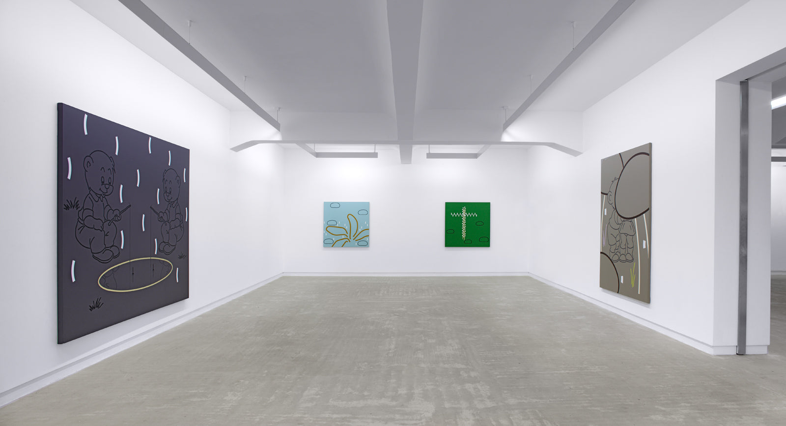 Gerard Hemsworth, Now Then, Installation view, 2009, Galerie Michael Janssen, Berlin
