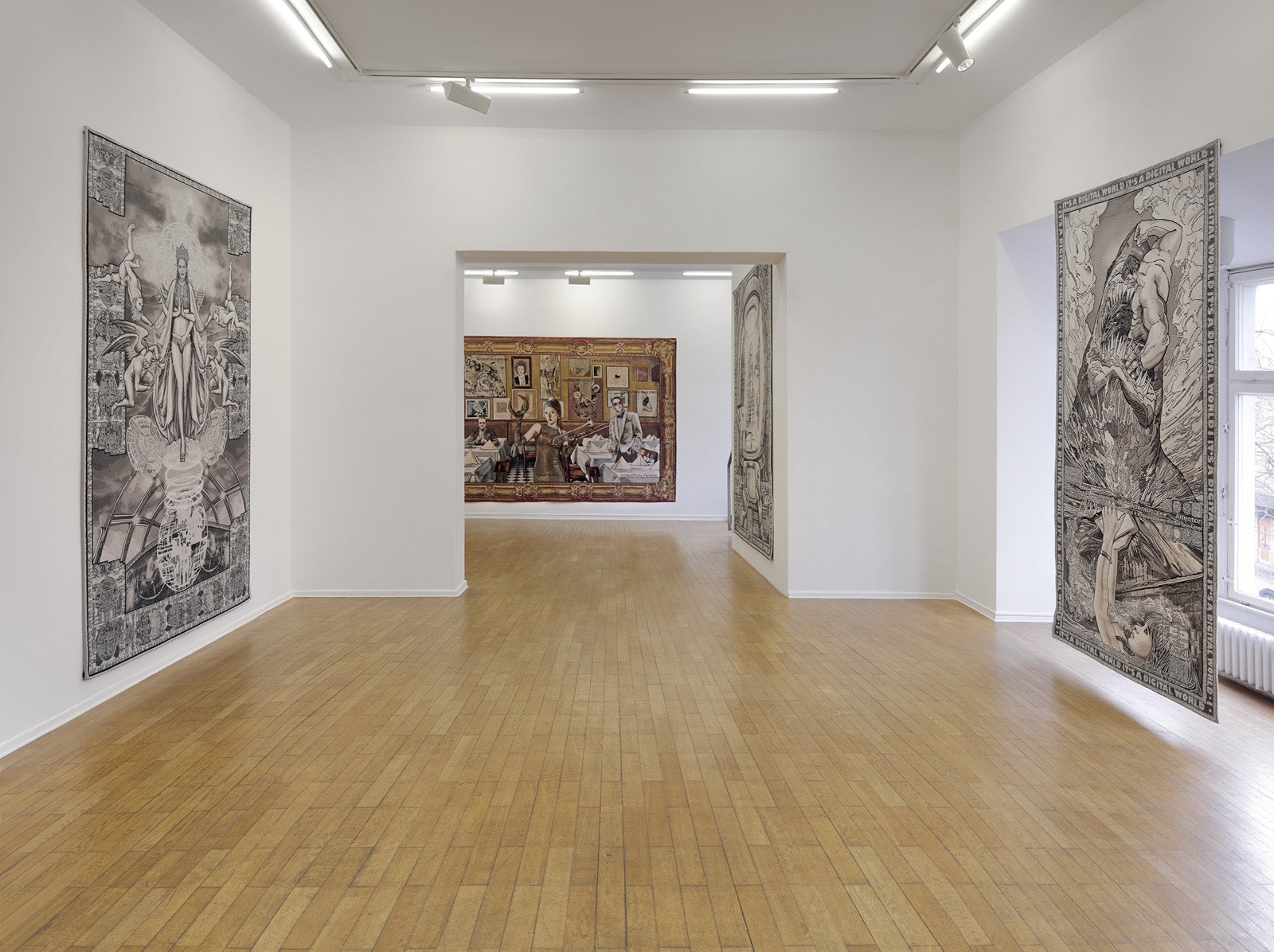 Margret Eicher, Lob der Malkunst, 2021, Installation view, Haus am Lützowplatz, Berlin