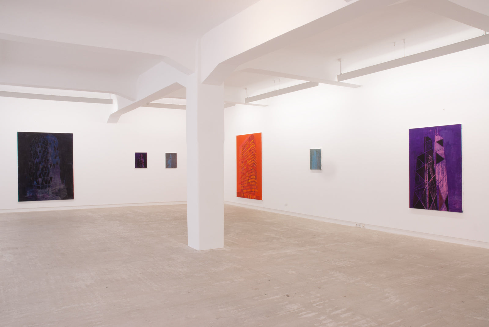 Enoc Perez, Monochromes, Installation view, 2010, Galerie Michael Janssen Berlin