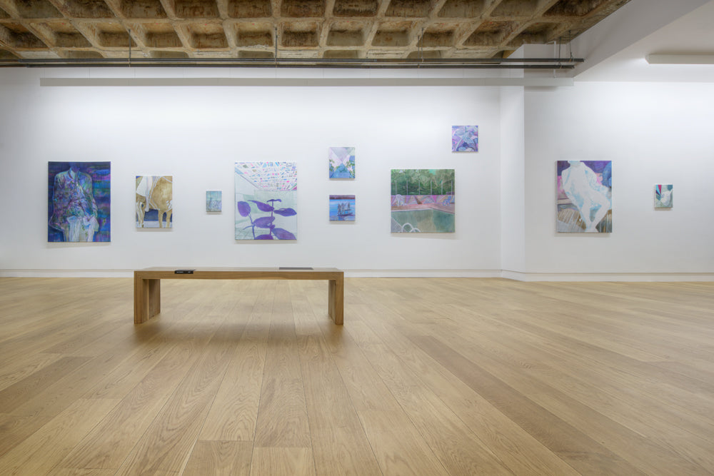 Anders Kjellesvik, Monique van Genderen, J. Ariadhitya Pramuhendra, Installation view, 2013, Galerie Michael Janssen Berlin