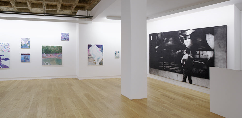 Anders Kjellesvik, Monique van Genderen, J. Ariadhitya Pramuhendra, Installation view, 2013, Galerie Michael Janssen Berlin