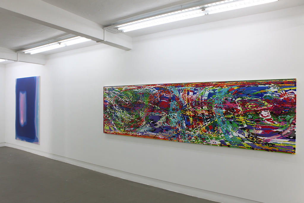 Peter Zimmermann, Crystal and Fruits, Installation view, 2013, Galerie Michael Janssen Singapore