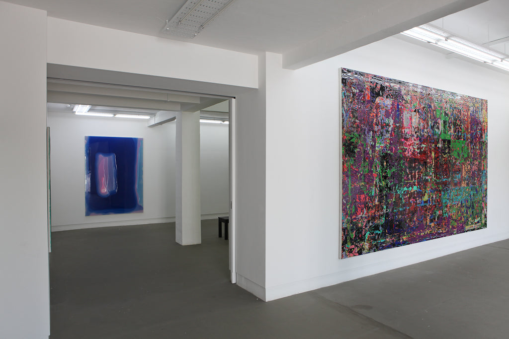 Peter Zimmermann, Crystal and Fruits, Installation view, 2013, Galerie Michael Janssen Singapore