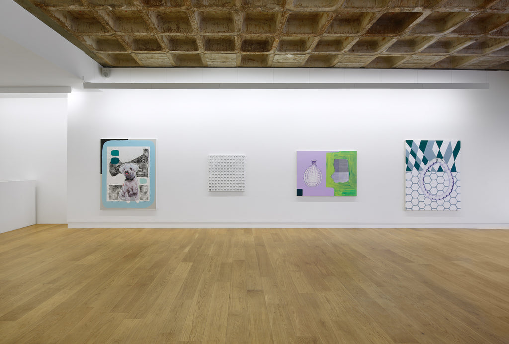 Meg Cranston, Poodle Mix, Installation View, 2014, Galerie Michael Janssen Berlin