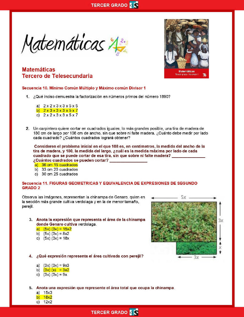 Exámenes 3° de Telesecundaria 2do Trimestre del Nuevo Modelo Educativo  (2022 - 2023) + Editable por Asesores Educativos – Maesdi