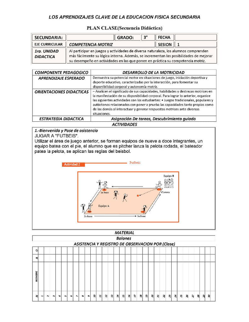 Planeacion Anual Educación Física 3 Secundaria por Editorial MD – Maesdi