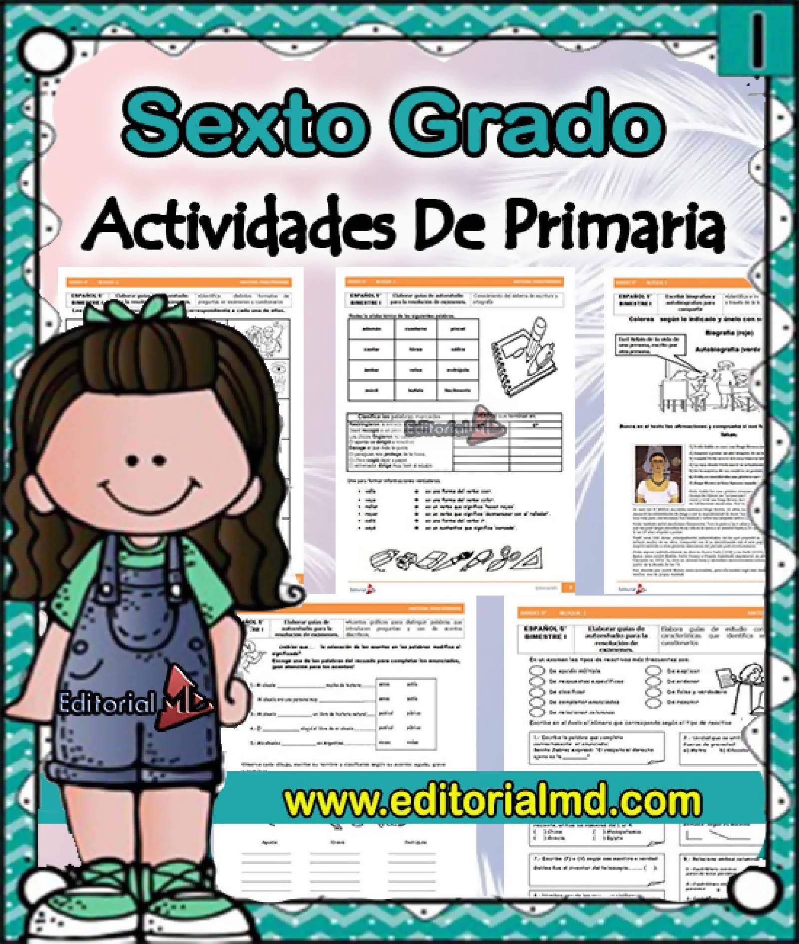 Actividades Para Sexto Grado 9245