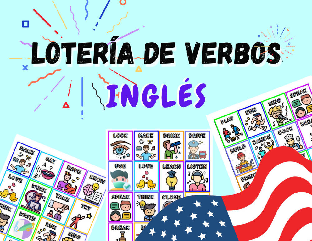 Lotería De Verbos En Inglés 6399