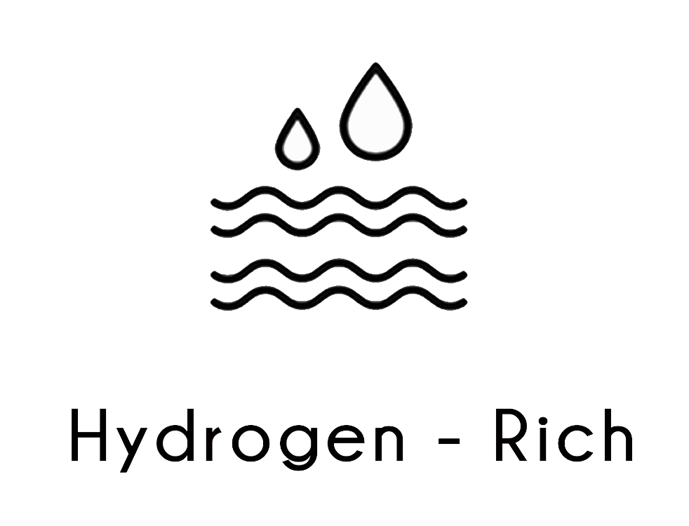 Hydrogen Rich Water Bottle black 