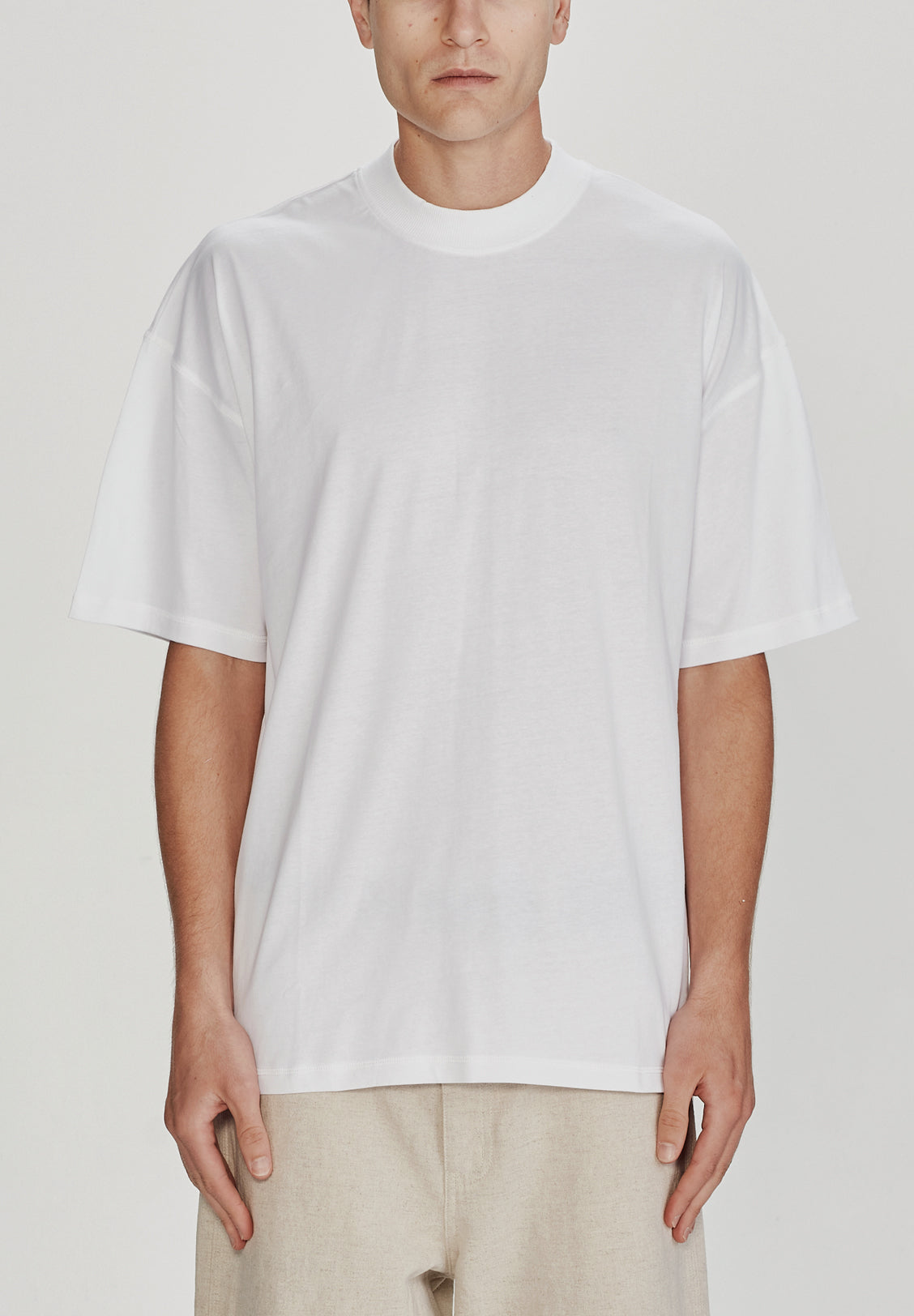 MENS OVERSIZED TEE, WHITE