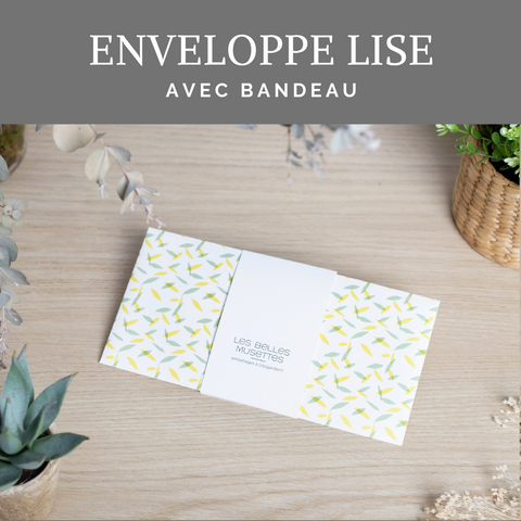 Enveloppe Lise réutilisable et made in France