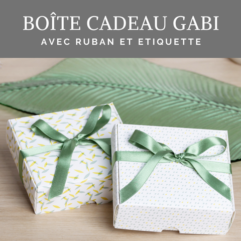 Boîte cadeau Gabi réutilisable et fabriquée en France