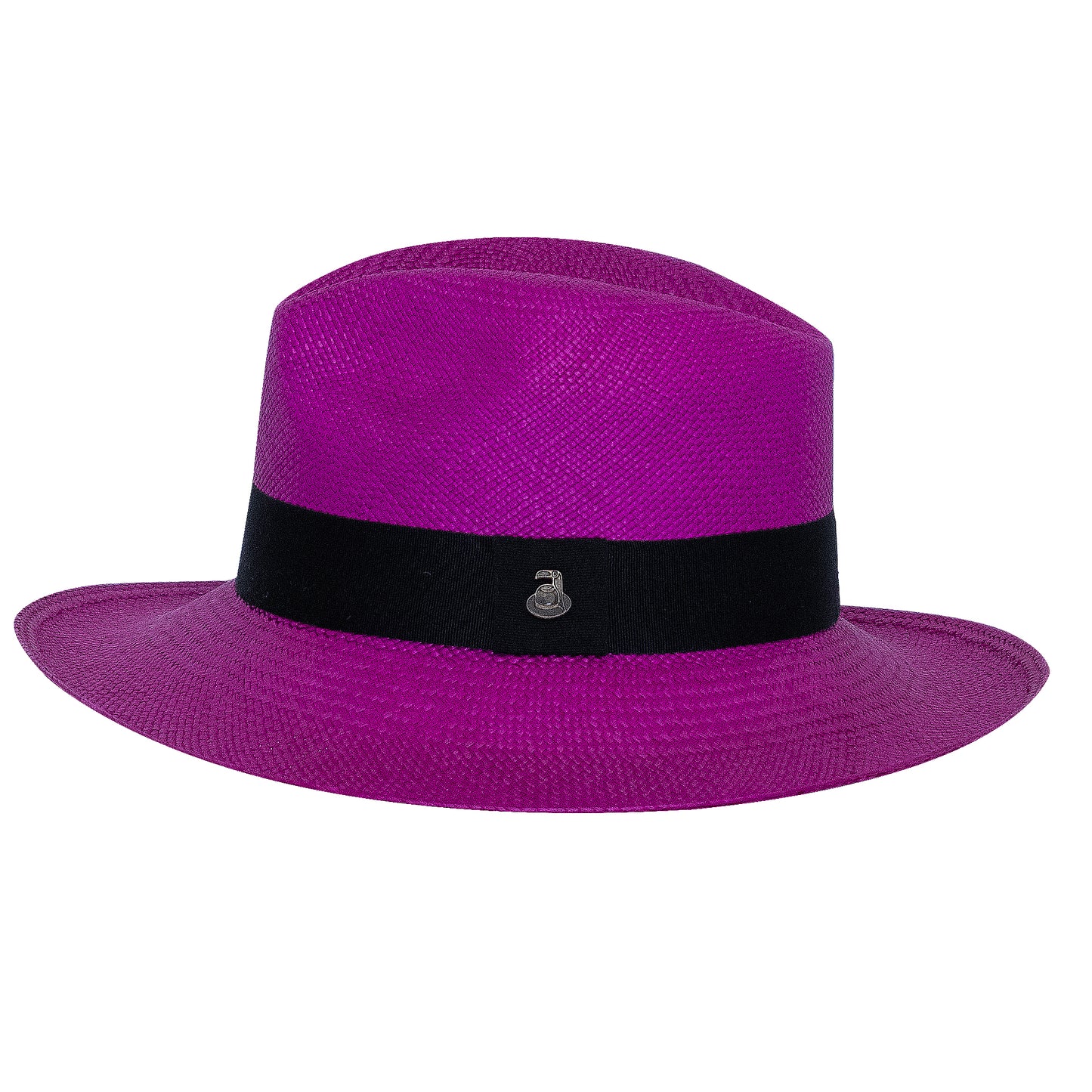 Ladies Panama Hat in Purple