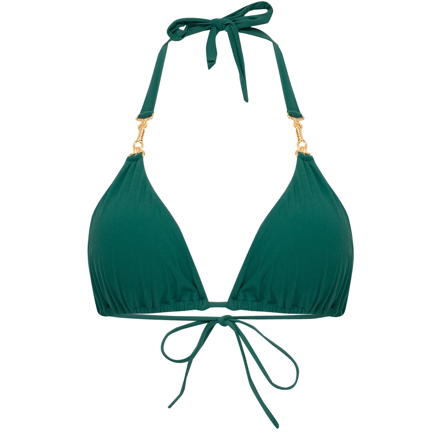 Hardware Embellished Bikini Bottom Green – Sand Dollar Dubai