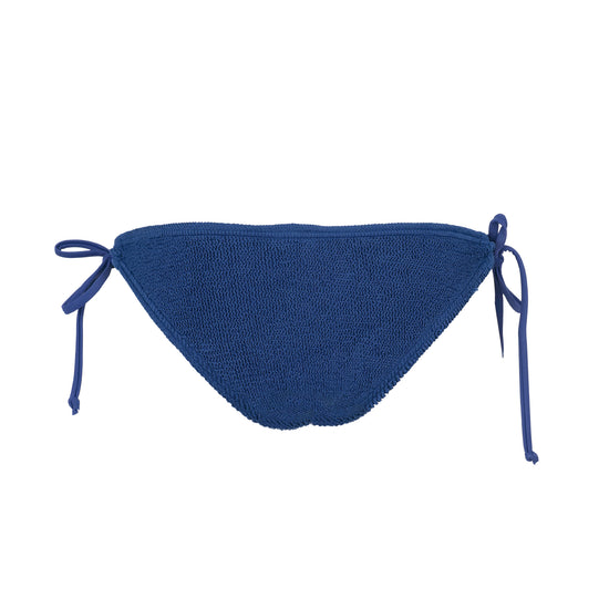 Load image into Gallery viewer, Jamaica Side Tie Bottoms Navy Blue
