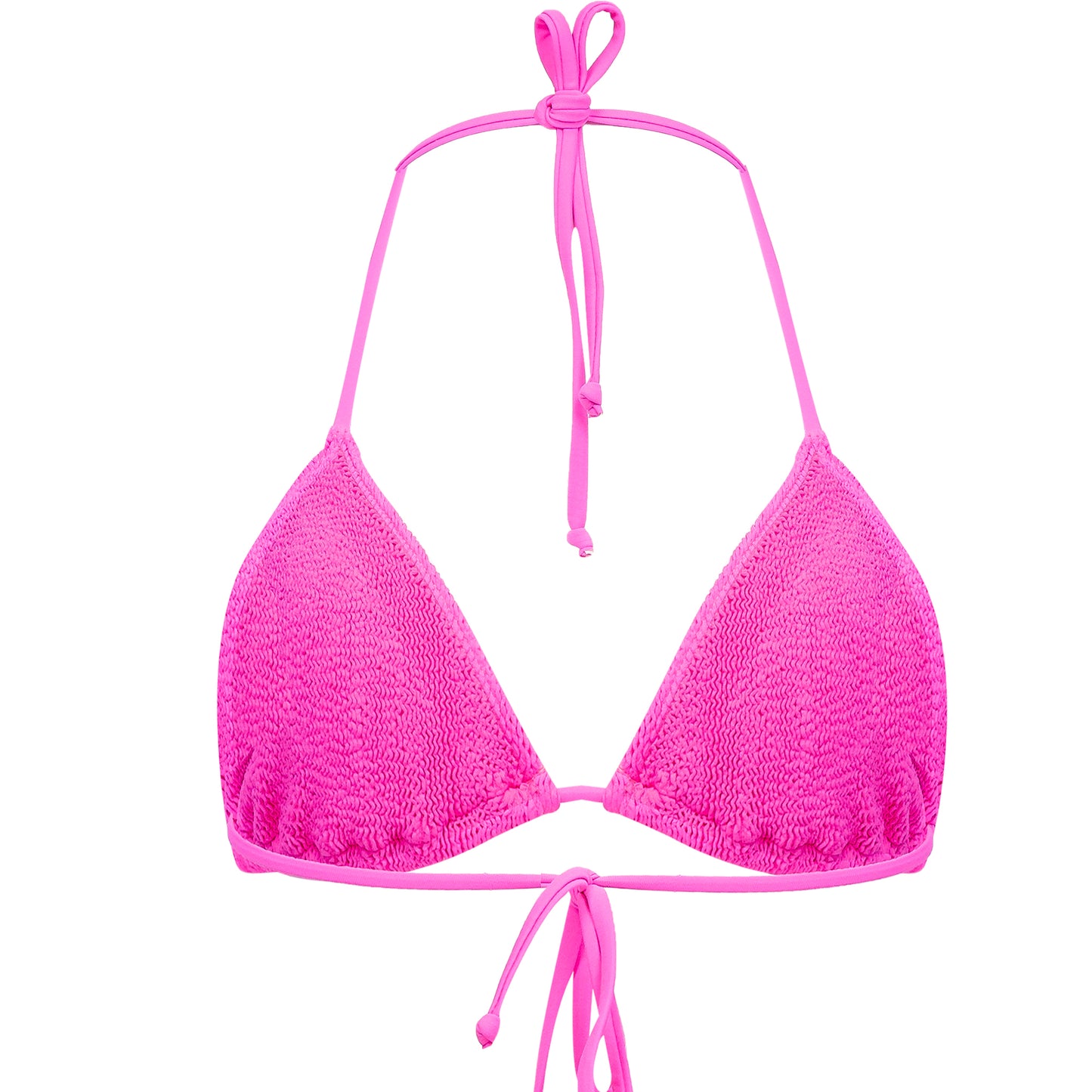 Jamaica Triangle Bikini Top Hot Pink – Sand Dollar Dubai