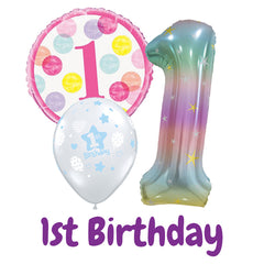 1st Birthday Balloons