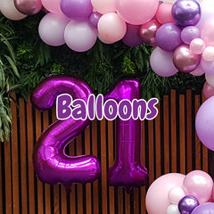 21st Birthday Balloons