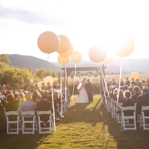 Balloon Aisle Decor