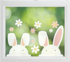 Bunny window stickers
