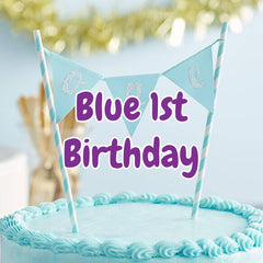 Blue 1st Birthday