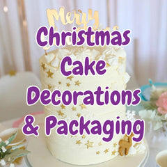 Christmas Cake Decorations & Packaging