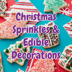 Christmas Sprinkles & Edible Decorations