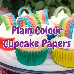 Plain Colour Cupcake Papers