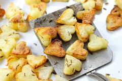 Roasted potato shapes