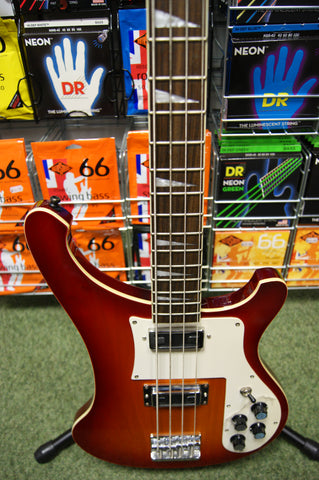 Indie Irk Bass Guitar In Rickenbacker Style In Fireglow Finish