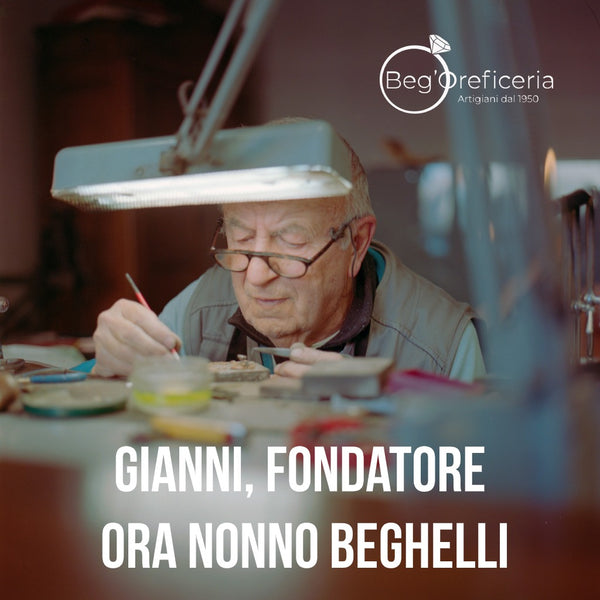 Gianni Beghelli Orafo dagli anni '50 fondatore del laboratorio orafo artigiano