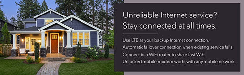 UNRELIABLE INTERNET SERVICE? STAY CONNECTED AT ALL TIMES