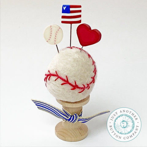 JABC - Play Ball! handmade pins