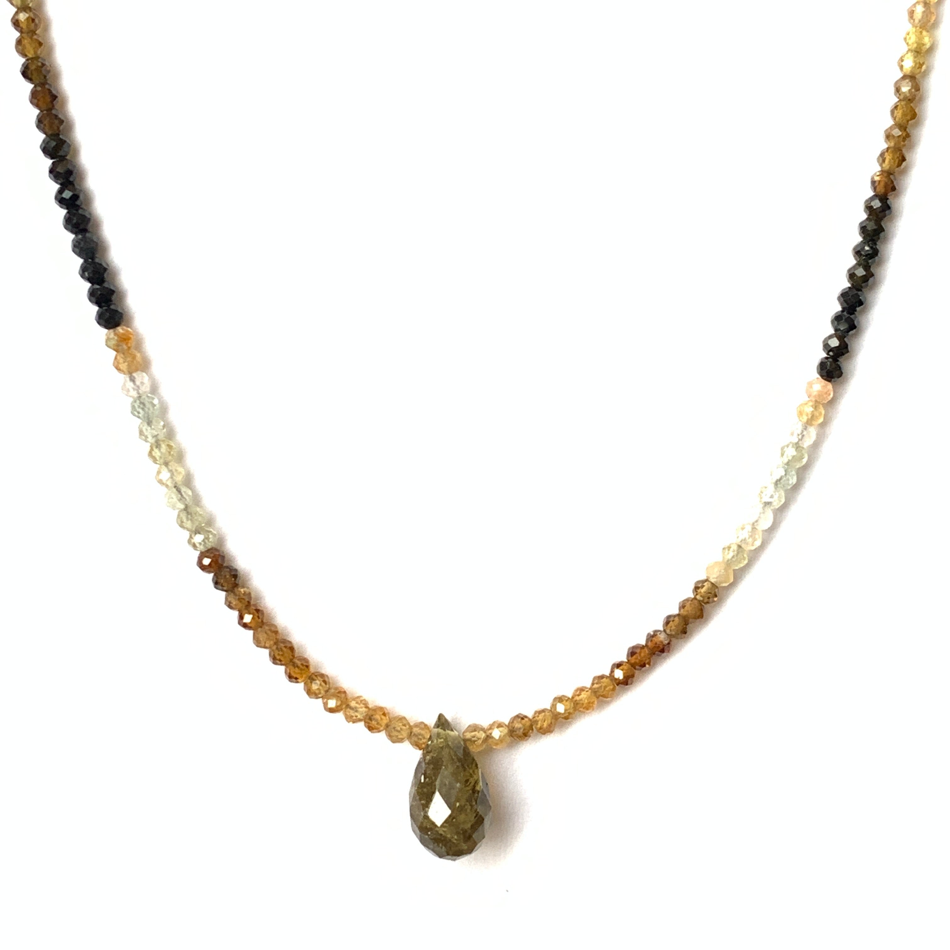 Faceted Tourmaline Necklace