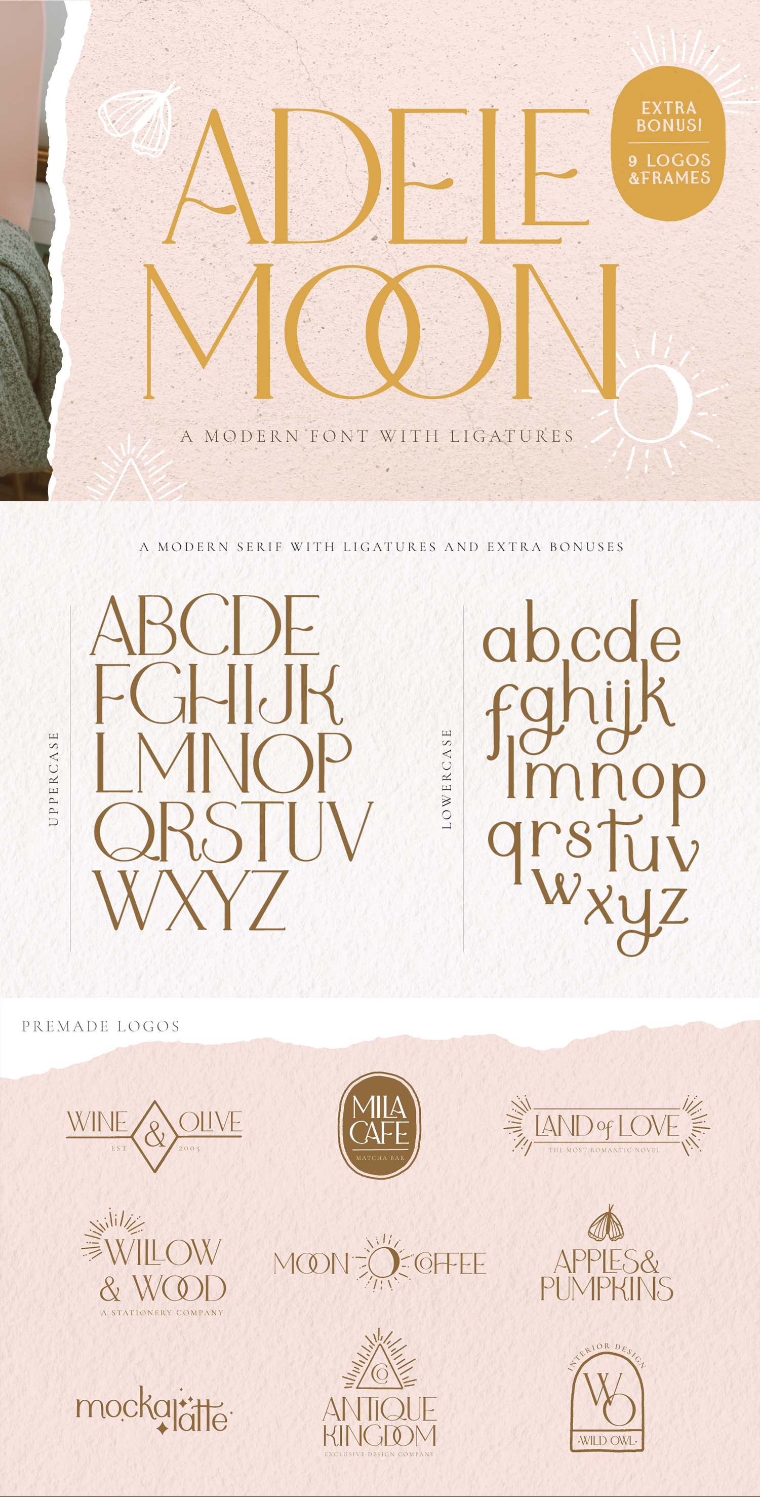 Adele Moon Serif font