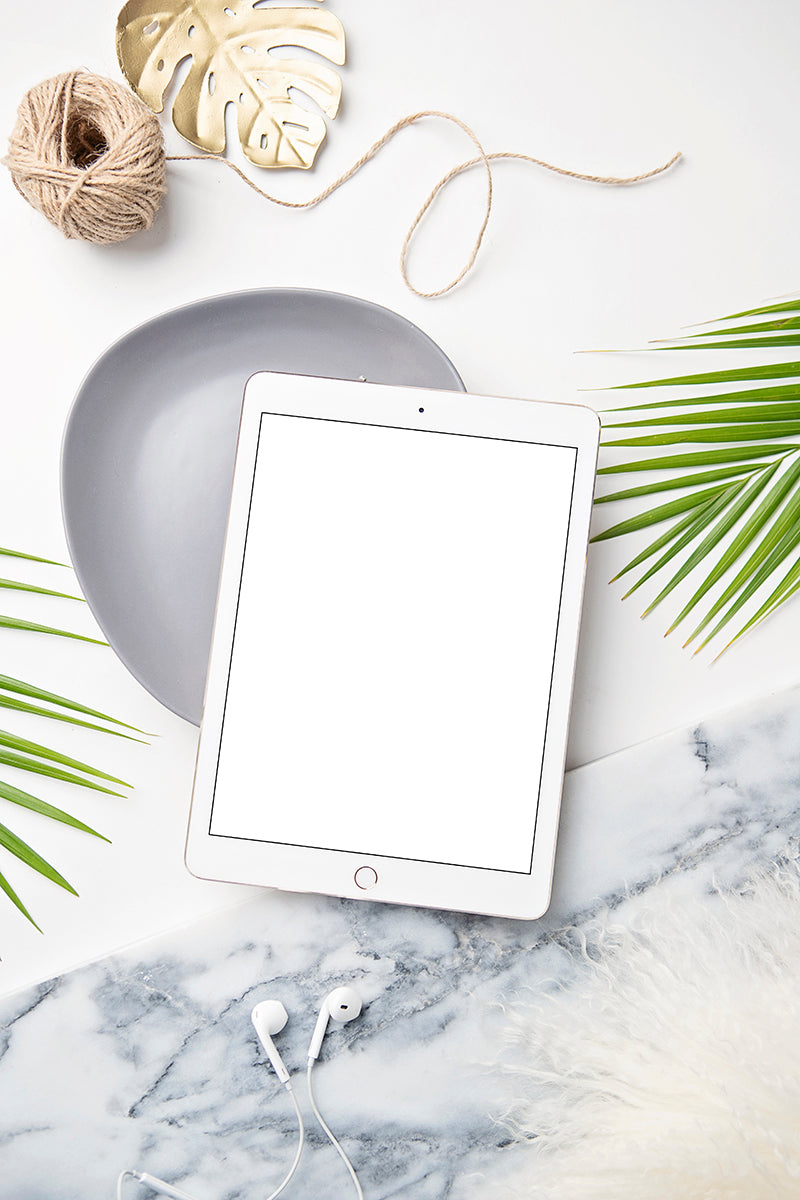 Download Tropical Mockup Image | Ipad 1 - Birdesign