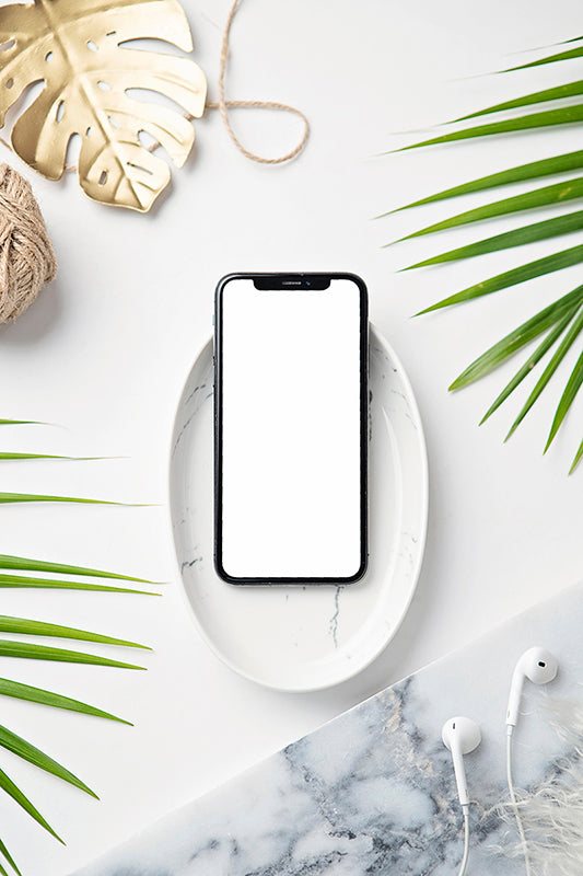 Download Tropical Mockup Image | Iphone 3 - Birdesign