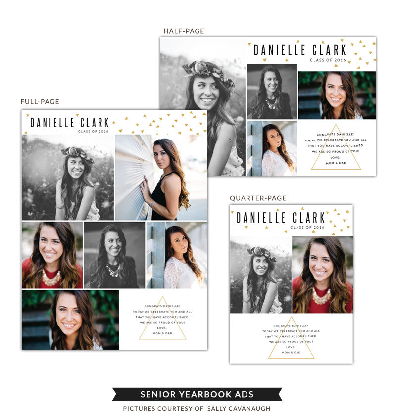 Senior Yearbook Ads | Danielle - Birdesign