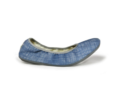 slate blue flats