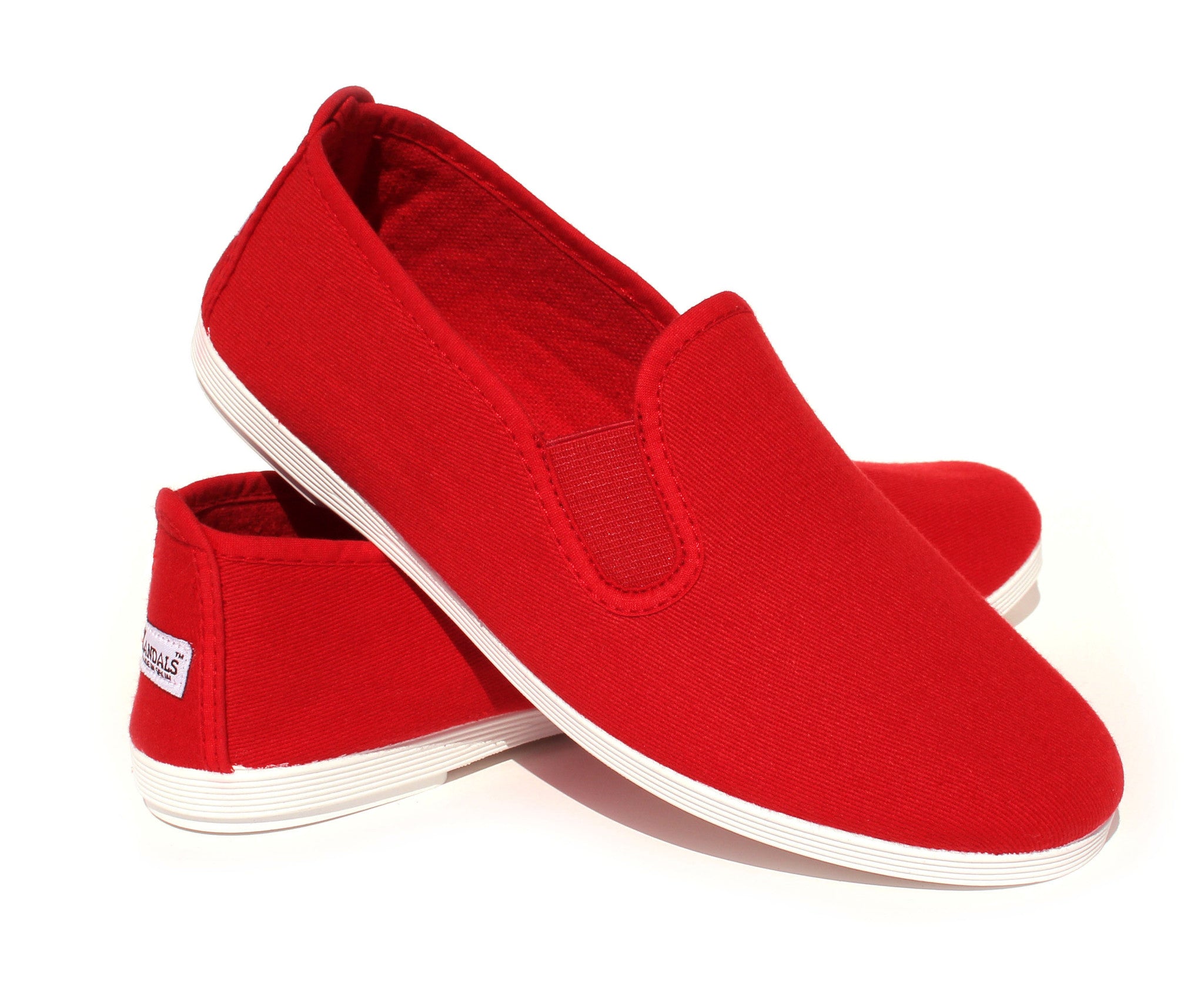 Women's Canvas Shoes - Red  | KANDALS