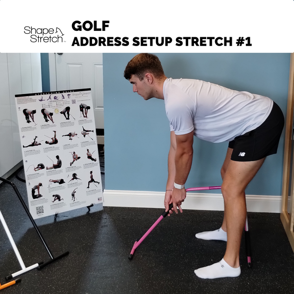 Golf address stretch