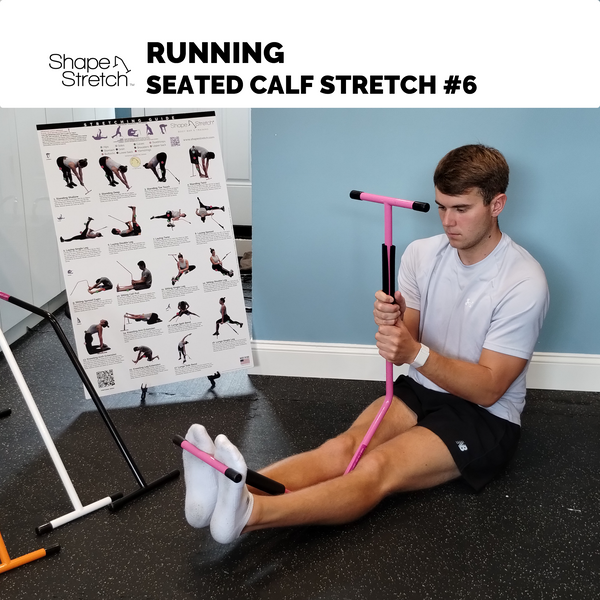 Running seated calf stretch 6