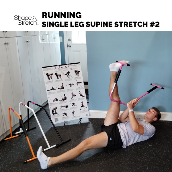 Running single leg stretch